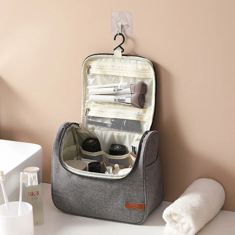 

Portable Makeup Bags Travel Cosmetic Bag Toiletries Bag Waterproof Storage Hanging Bathroom Wash Bag Women Men Shaving Make Up