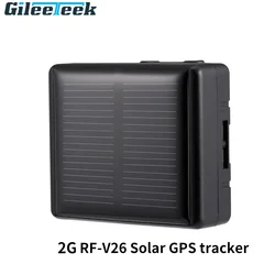 Mini Rastreador de GPS Solar Impermeável, IP66, 2G, RF-V26, V24, Plataforma, Celular, Aplicativo, Localização na Web, Localização