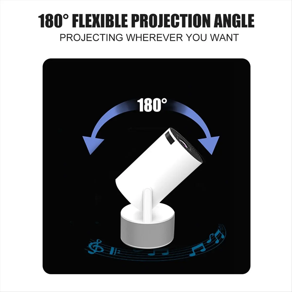 

HY300pro 4K KTV Projector Android 11 Dual Wifi6 BT5.0 160ANSI 720P HD Portable Outdoor Cinema US PLUG