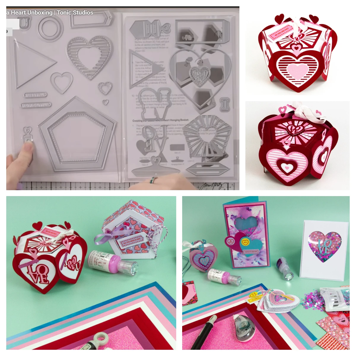 

2026 New Sweet Valentine's Day Metal Cutting Dies Box Gift DIY Molds Scrapbooking Paper Cuts Crafts Template Handmade Card