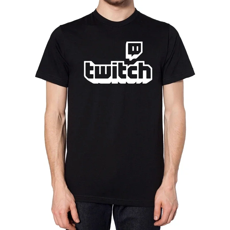 Personalised Twitch Tv Gaming Men T-Shirt Huikoo High Quality 100% Cotton Stream Live Viral Fans Tee Unisex Fathers Day Kid Gift