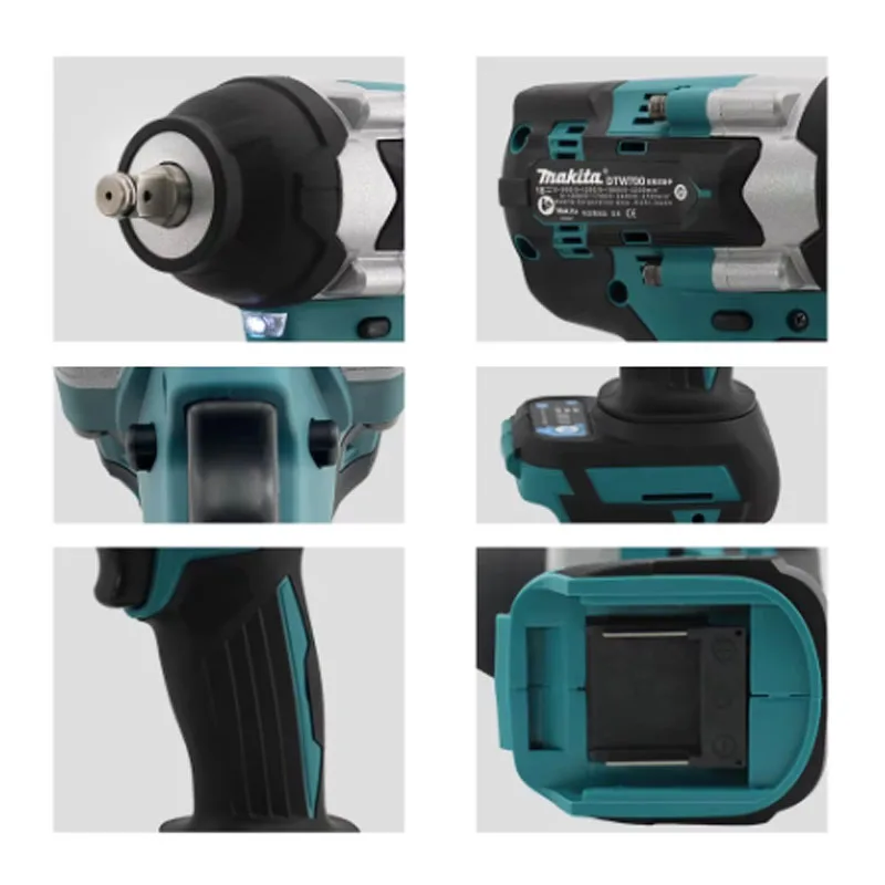 

Makita DTW700 auto repair wrench impact wind cannon high torque electric wrench frame worker 18V battery