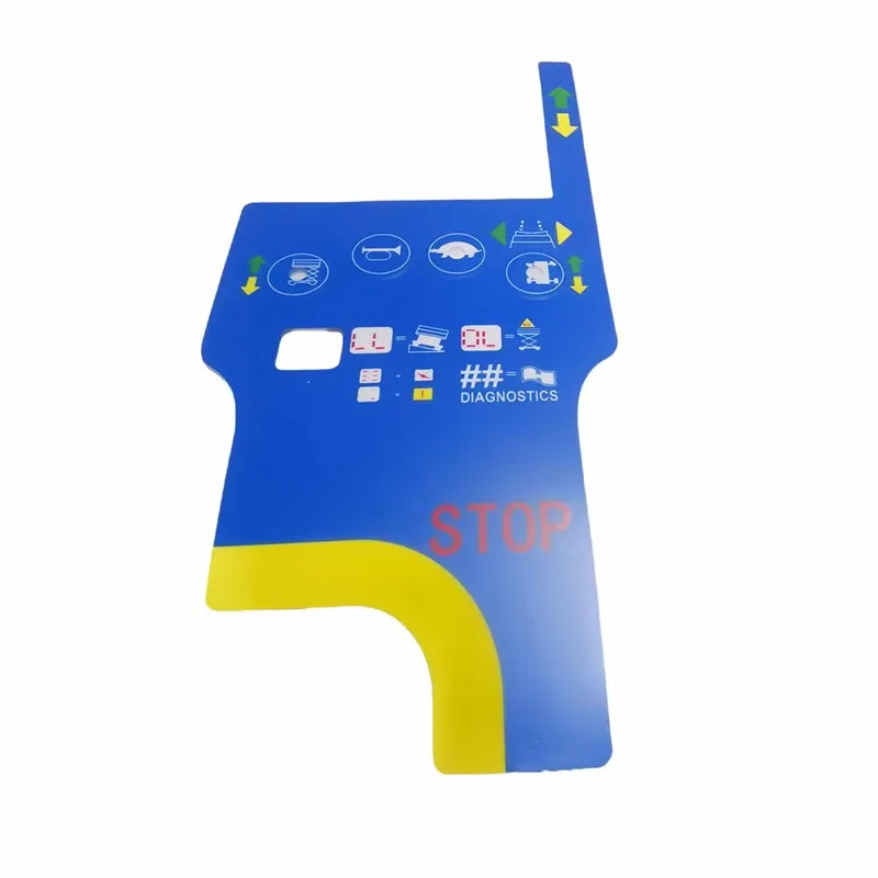 

051005J374012 Overlay Upper Control Box Decal Used for Mantall lifts
