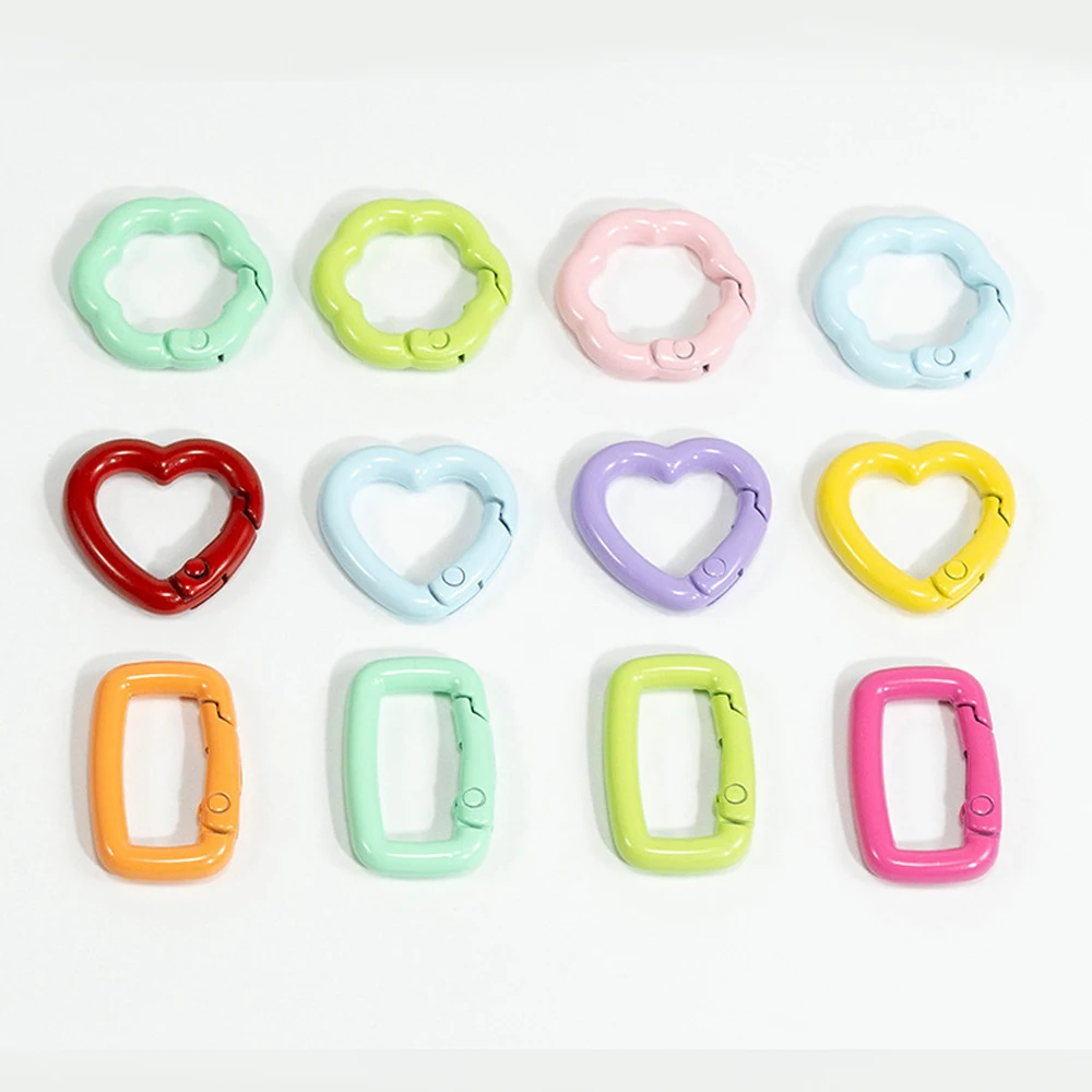 5 قطعة مزيج معدني اللون حلقة المفاجئة هوك الربيع المشبك كليب موصلات حلقة تسلق DIY بها بنفسك المفاتيح مستلزمات صناعة المجوهرات اكسسوارات #1