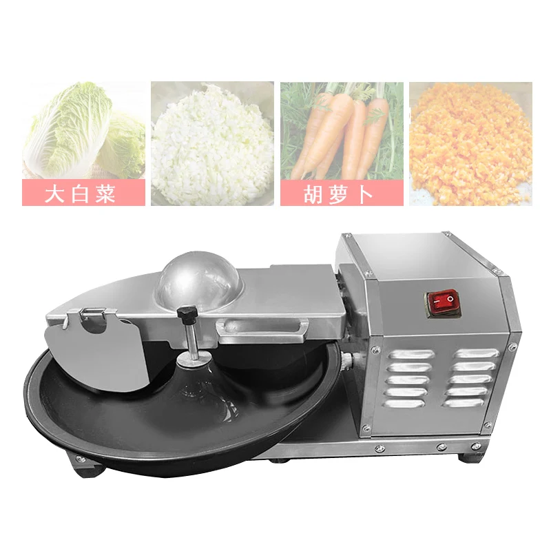 Automatic Vegetable Cutting Machine Basin-Type Multi-Function Commercial Chopping Vegetable Pellet Cutter Machine