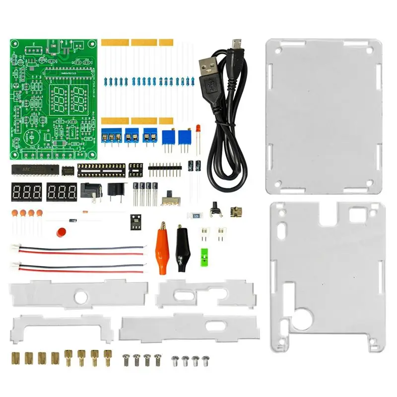 A27F-Multi-Function Meter Loose Parts Set DIY Soldering Kit Including Voltage Current Temperature Measurement PWM Signal Generat