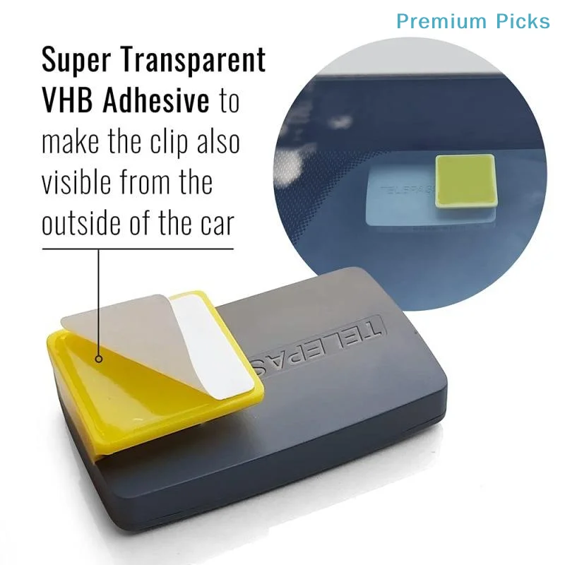 Electronic Toll Pass Clip Detachable Windscreen Toll Pass Holder Clip For Car Electronic Toll Pass Support Women Men Enjoy