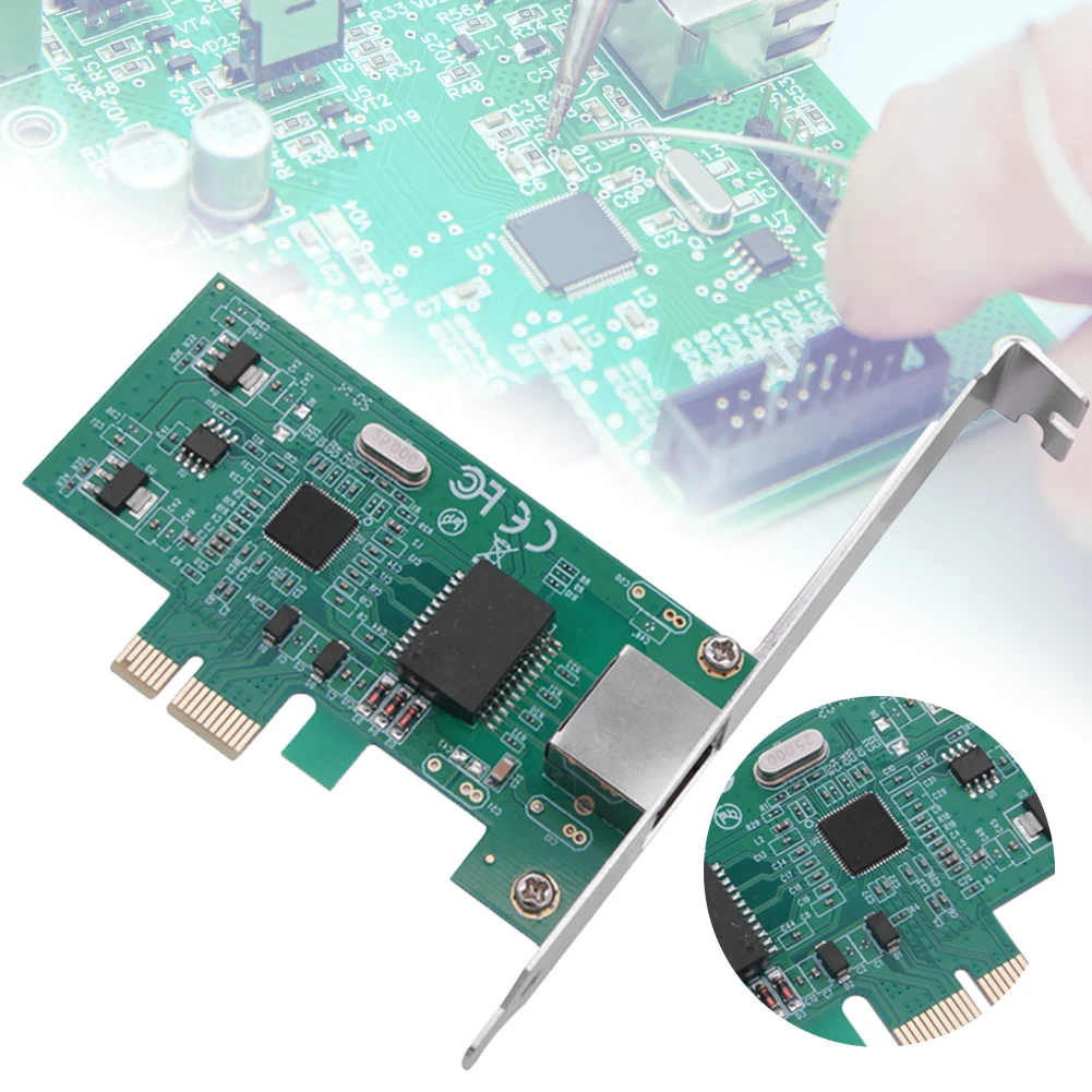 Сетевая карта PCI Express, 1000 Мбит/с, 10/100/1000 м