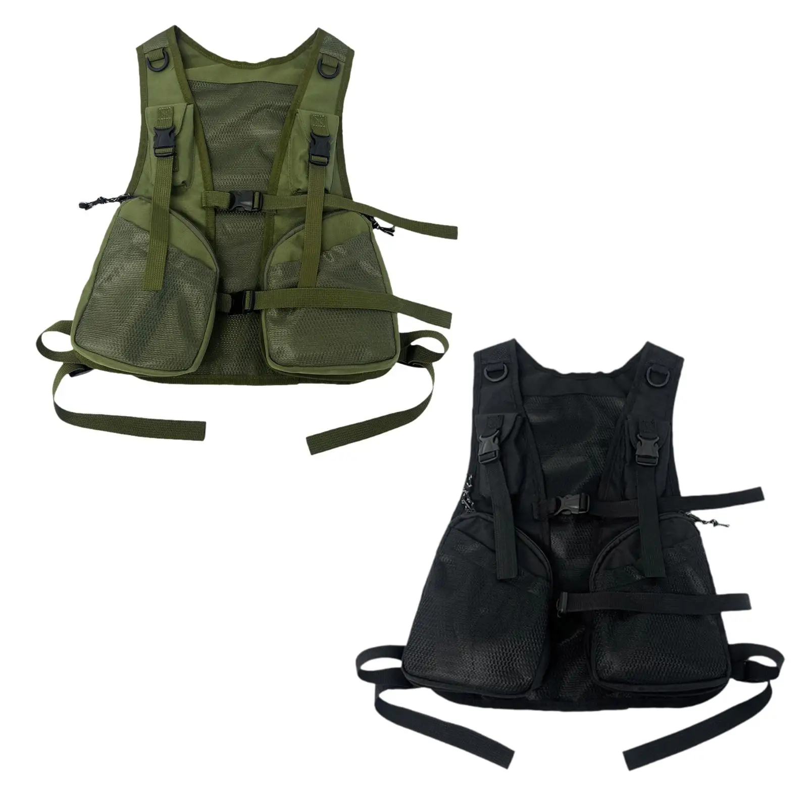 سترة حقيبة الظهر شريط عاكس تنفس خفيفة الوزن حقيبة رياضية حامل هاتف لتشغيل ركوب الدراجات المشي لمسافات طويلة التزلج الصيد