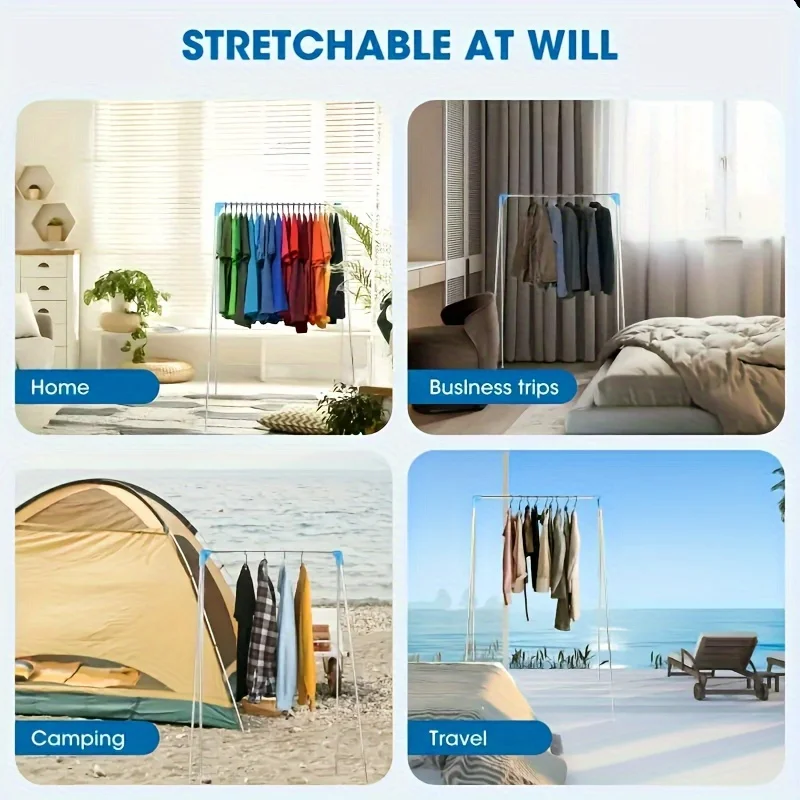Foldable Clothes Drying Rack Collapsible Clothes Dryer Space Saver Floor Standing Clothes Drying Rack for Balcony Bedroom