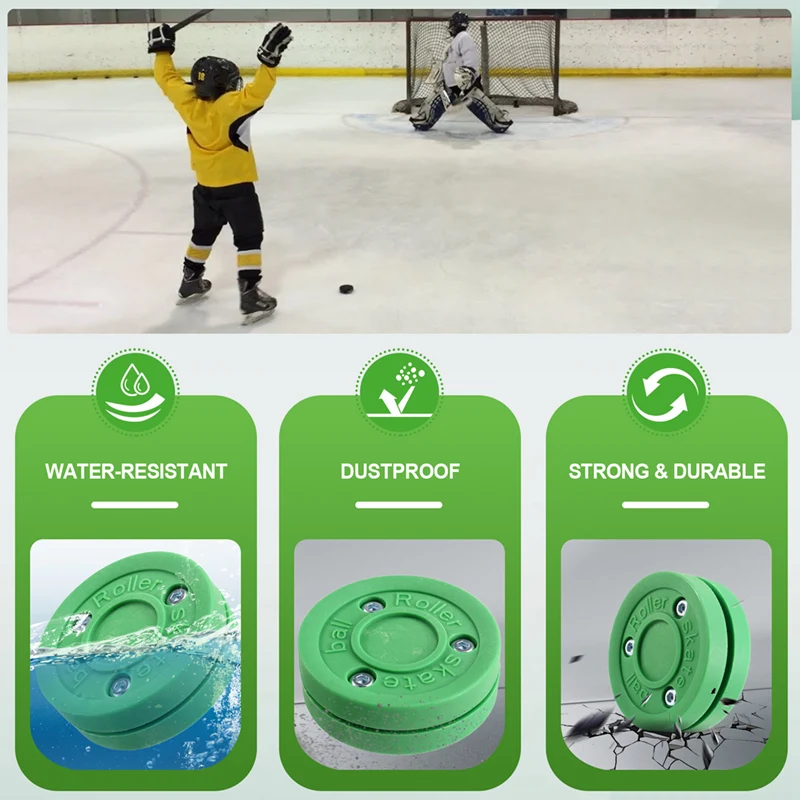 Double-Layer Roller Skating Hockey Puck Training Hockey Roller Skating Puck Land Training Ball Dry Land Hockey