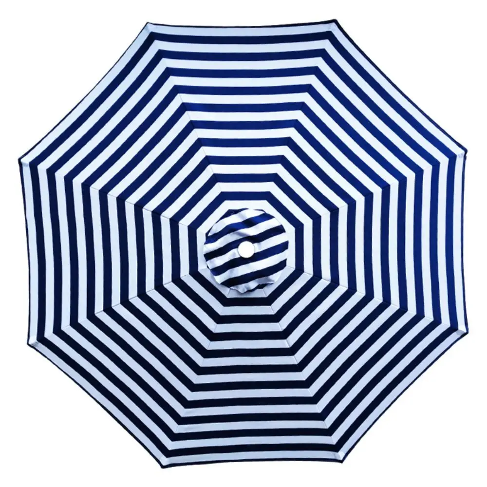 Waterproof Patio Umbrella Replacement Canopy Rainproof Anti-UV Garden Umbrella Cover Dust Cloth Center-Pole