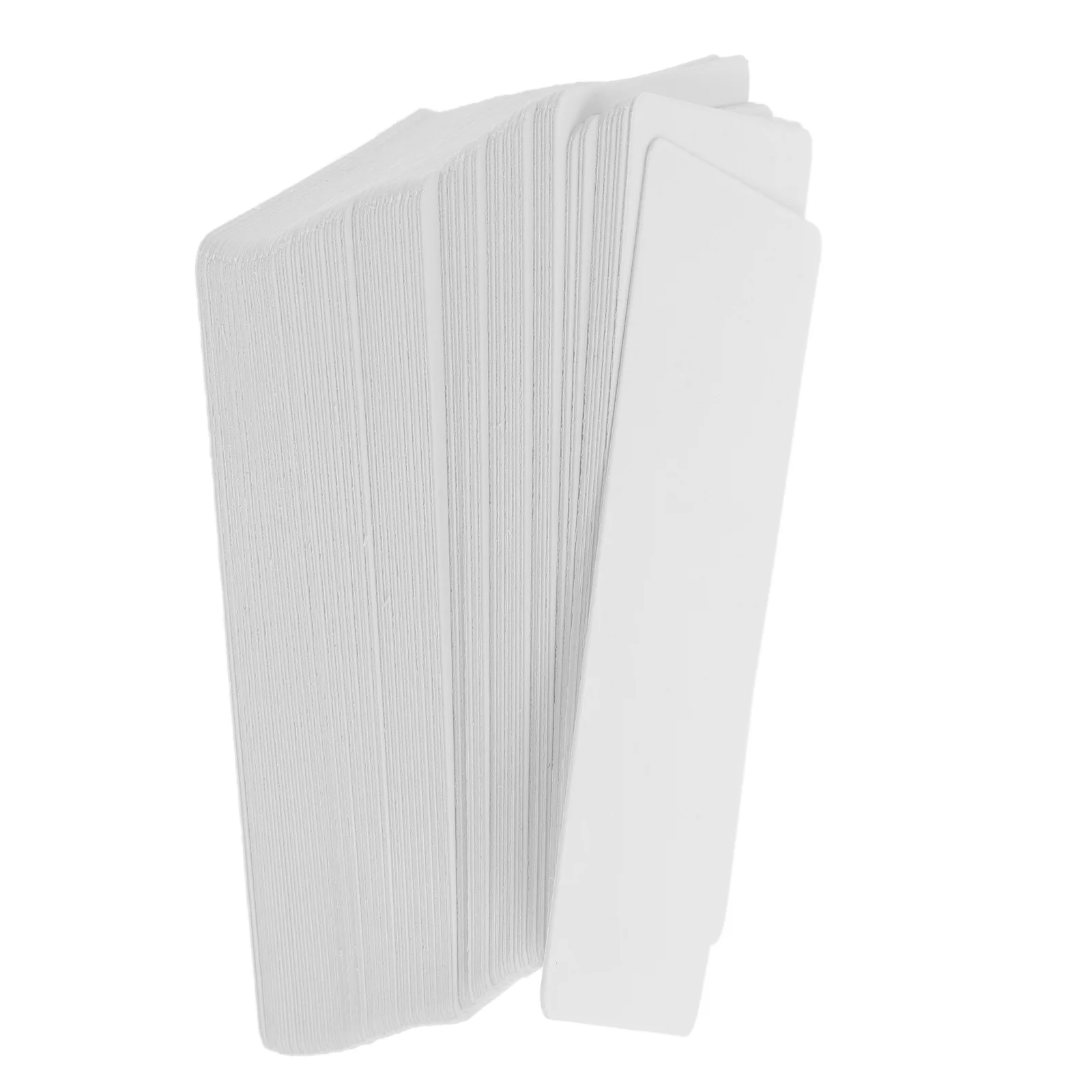 Retro Memo Pads DIY Kraft Blank Greeting Graffiti Postcard Handwritten Words Message Cards About 100pcs (White)