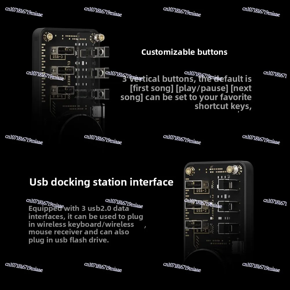 Clavier personnalisé de volume d'accueil d'ordinateur USBHUB Discovery Edition