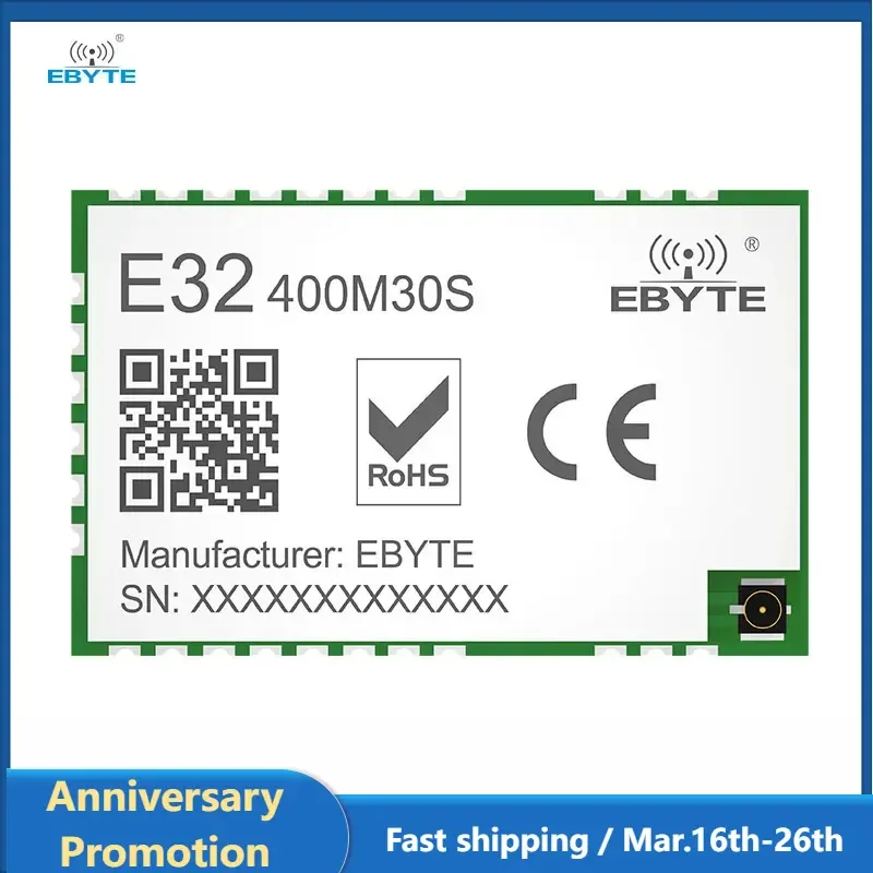 SX1278 SX1276 LoRa Wireless Module Ebyte E32-MSeries E32-400M20S E32-400M30S E32-900M20S E32-900M30S LoRa Spread Spectrum Module