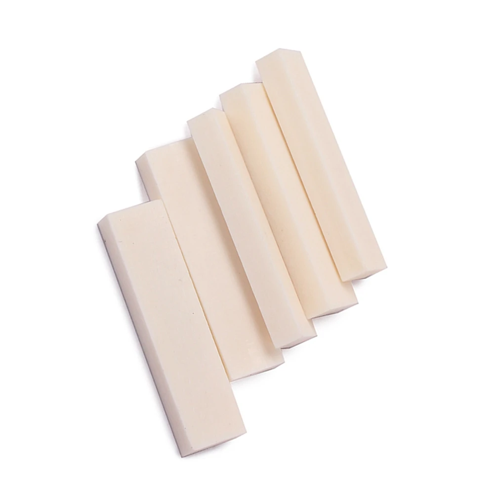 

Buffalo Bone Guitar Saddle Blank Replacement Nut for Classical Acoustic Electric Mandolin Banjo Ukulele Bass High Density