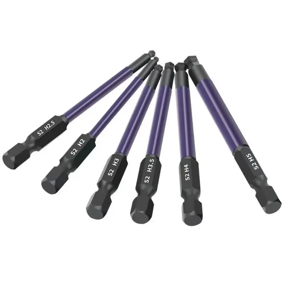 75 مللي متر الكرة نهاية عرافة بت 1/4 بوصة عرافة عرقوب مع المقبس المزدوج نهاية سداسية مثقاب الخشب مقاومة للاهتراء دائم