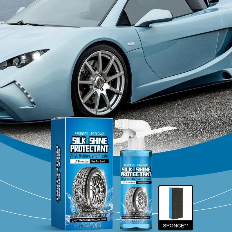 

E8BC Шина Foam Cleaner Foam Auto Detailing Shroateant 120 мл колеса и очистка шин для глубокой очистки автомобиль