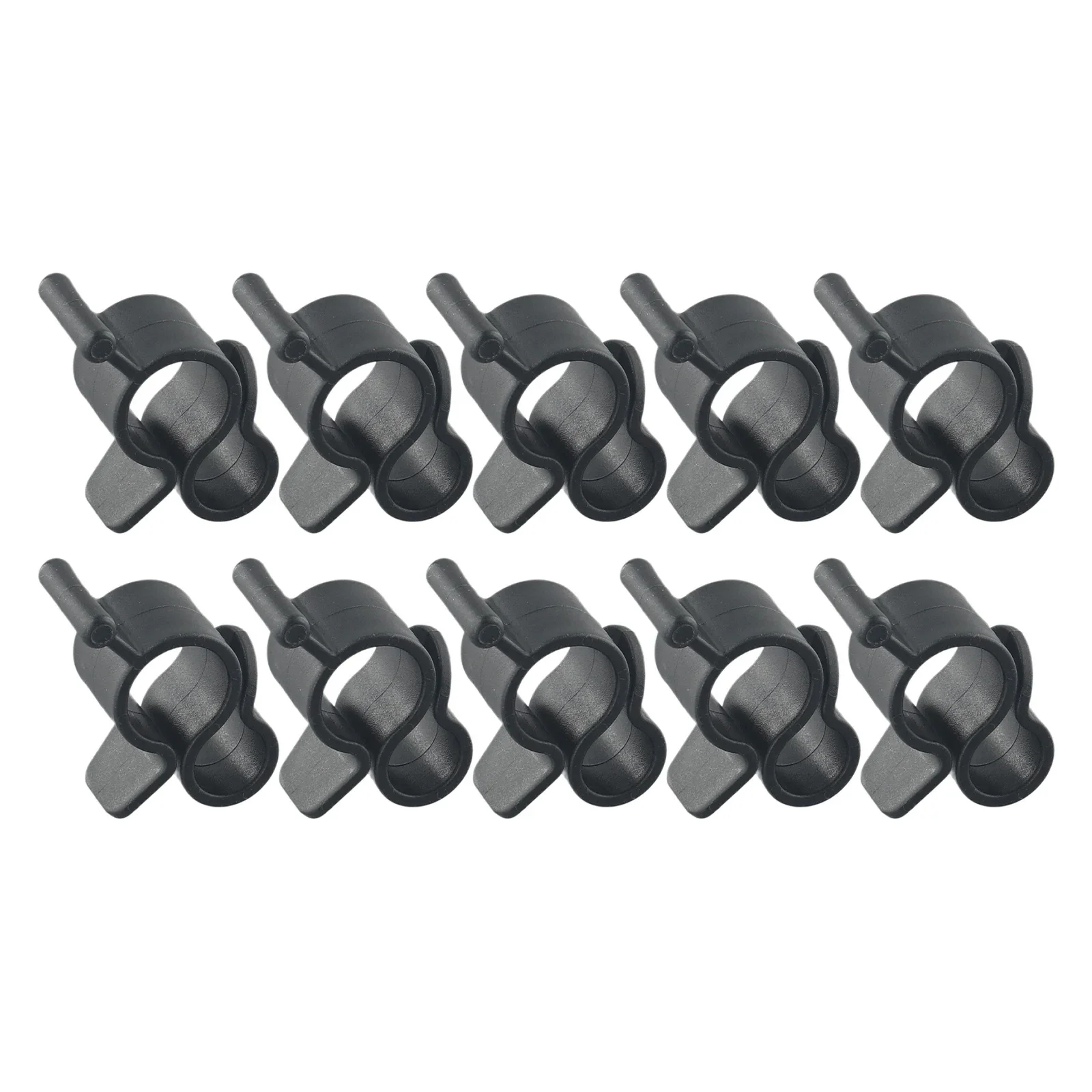 Plastic RV Awning Light Clips 10Pcs For Rope Light Mounting In Awning Track Or On Support Rod For Camper For Caravan Tent Use
