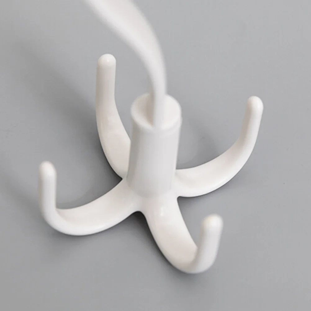 

3Pcs Rotating Hanger Hook 4 Hooks Multifunctional 360 Degree Swivel Holder for Accessories Scarves Ties Belts Umbrellas Hat Bag