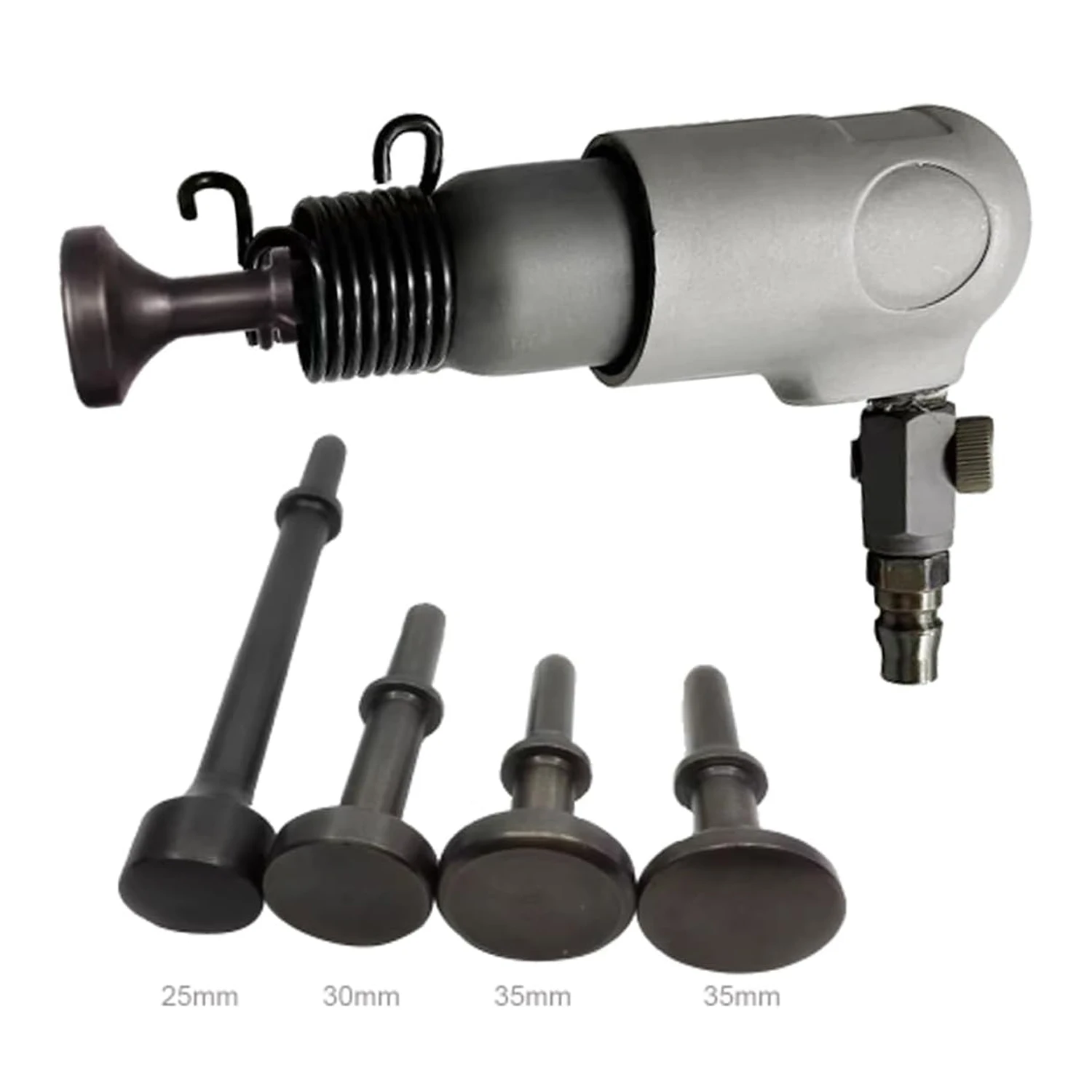 

Набор для выравнивания: пневматический молоток и долота с хвостовиком 0.401 дюйма для ремонта шин и металлических листов