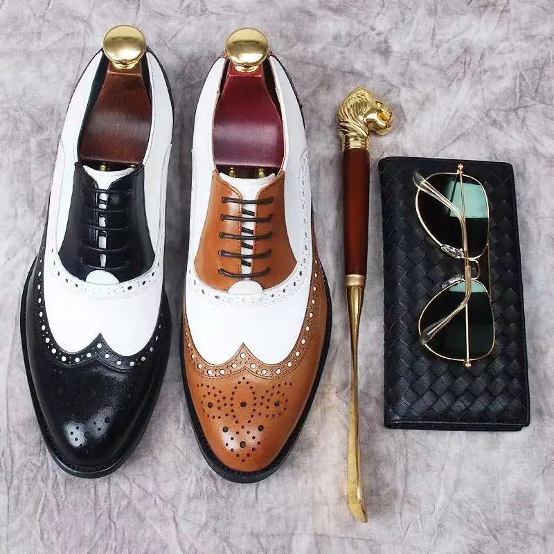

Men's Business Dress Shoes,Sharp Pointed Breathable Casual Leather Shoes,Formal Footwear for Wedding and Party zapatos de hombre