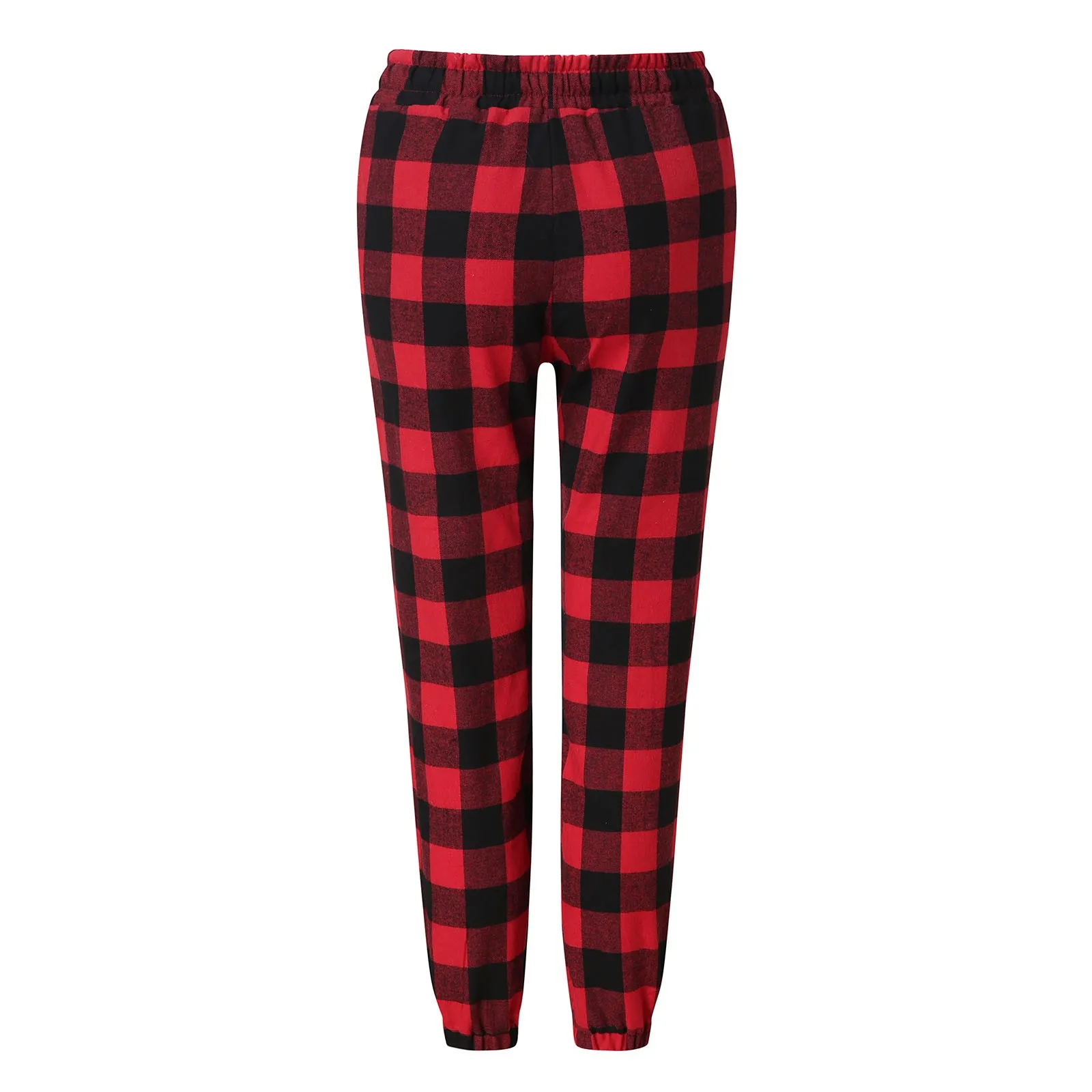Women Christmas Pajama pants Autumn Winter Plaid Printed Pants Fashion Casual Wide Leg Pants Clothing Streetwear Sportswear Pant