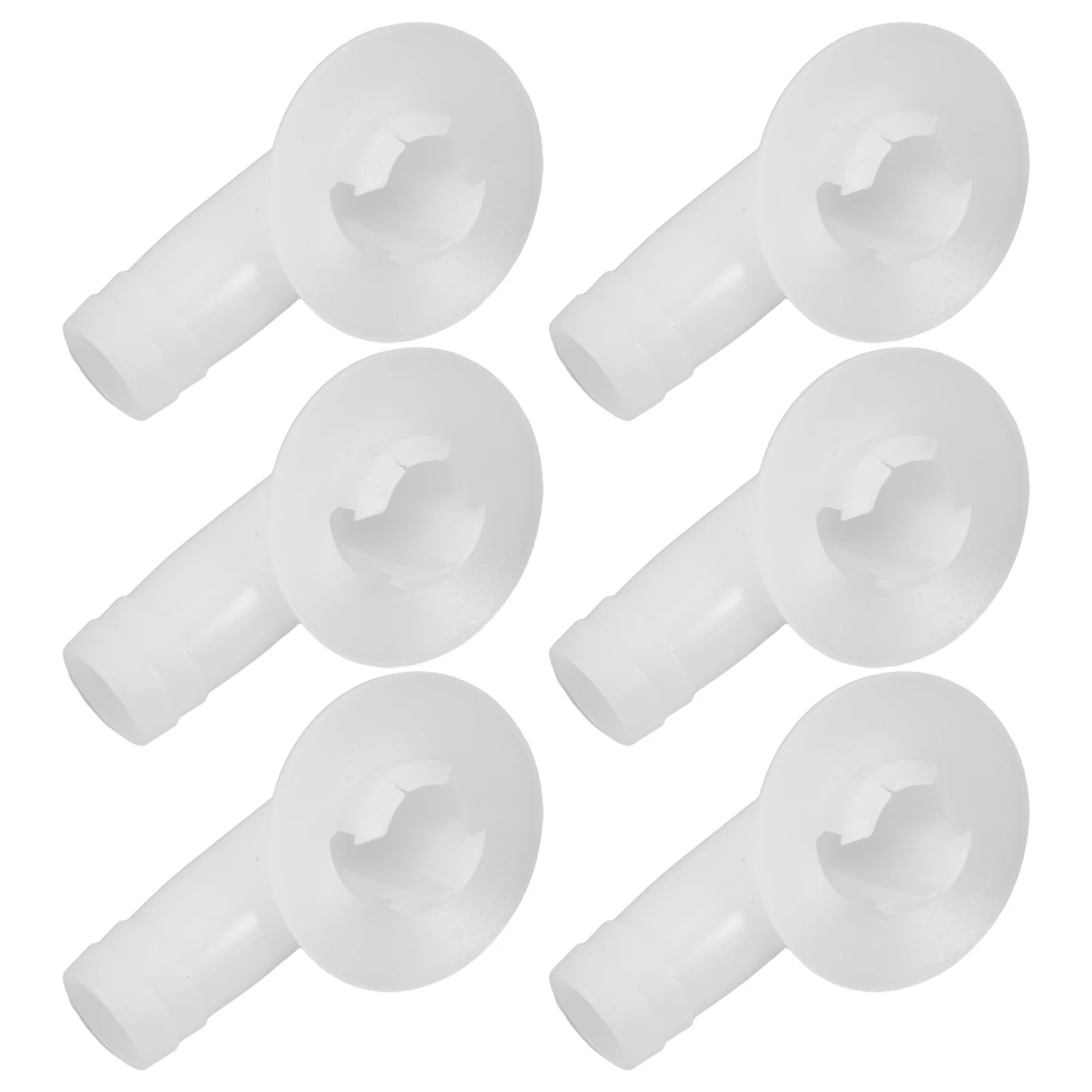 

6Pcs Air Conditioner Drain Hose Elbow - 18Mm Uv Resistant Split System Drain Adapter for Window Ac Units Efficient Condensate
