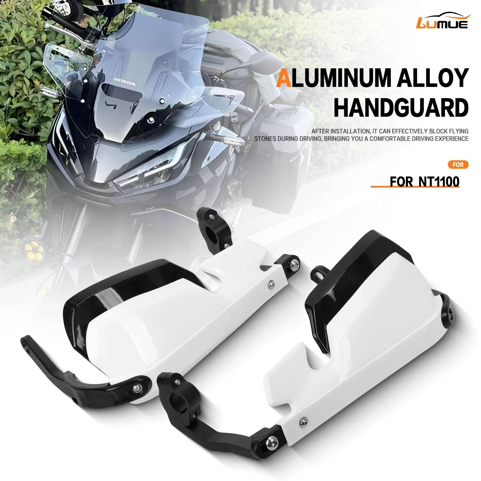 

For Honda NT1100 2022 nt1100 DCT 2024-2026 Motorcycle NT1100 new aluminum alloy Handguard Shield Hand Guard Protector Windshield