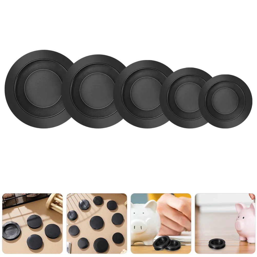 

20 Pcs Piggy Bank Rubber Stopper Bumper Hole Covers Plugs for Round Holes Bottom Sealer Sealing