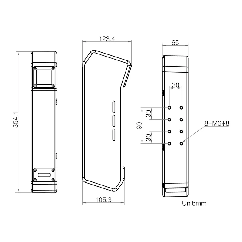

MV-DL2125-04H-H Working range 0.7-1.7m Scanning Rate 600Hz Industrial Line Laser Stereo Camera