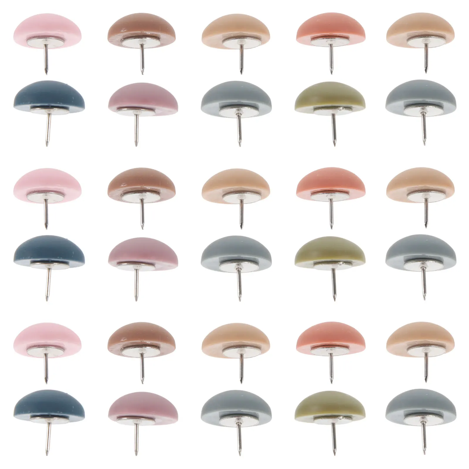 

30pcs Photo Wall Pushpins Round Thumb Tacks For Maps Bulletin Board Office Decorative Message Board Supply Household Push Pins