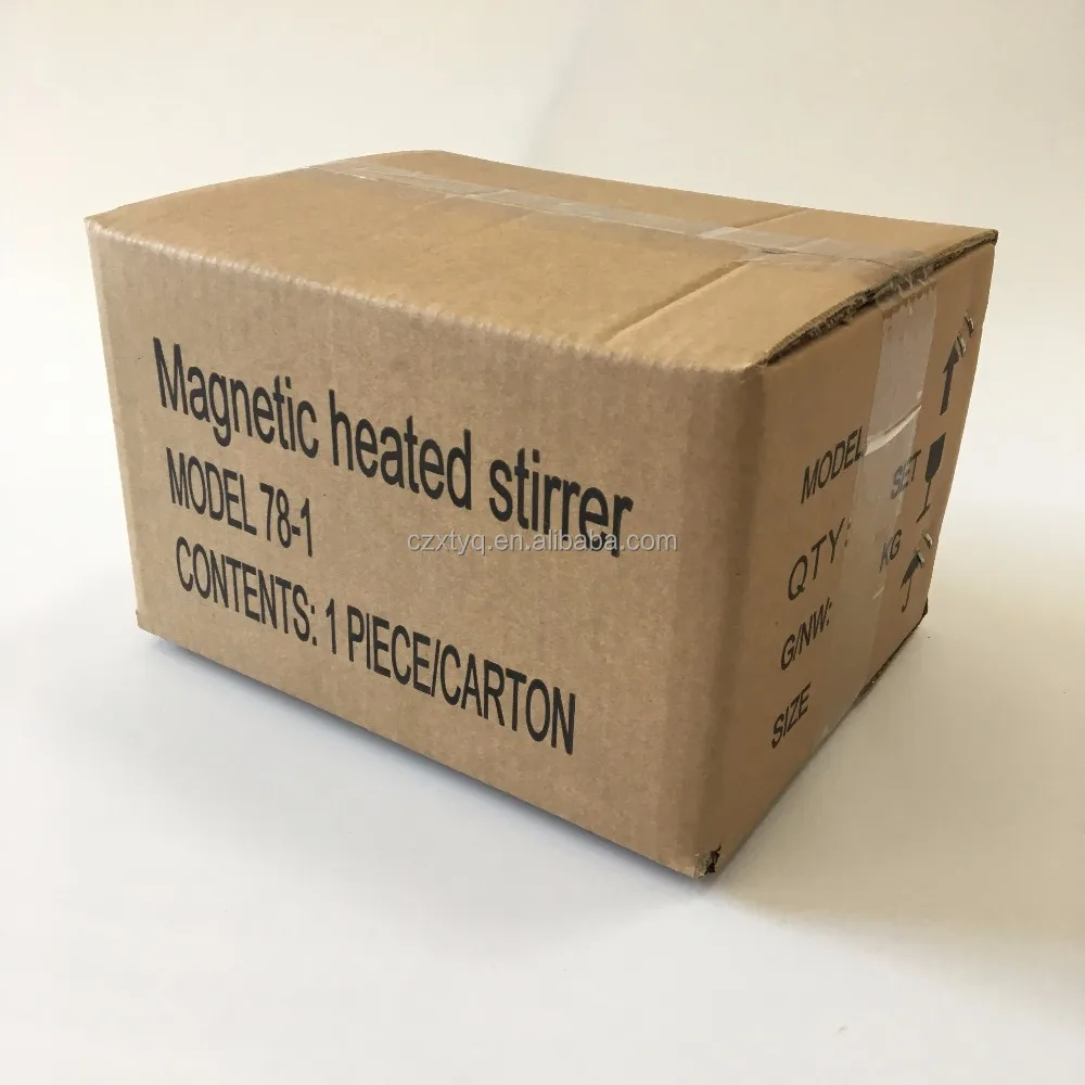 Agitador magnético de laboratorio con placa caliente.