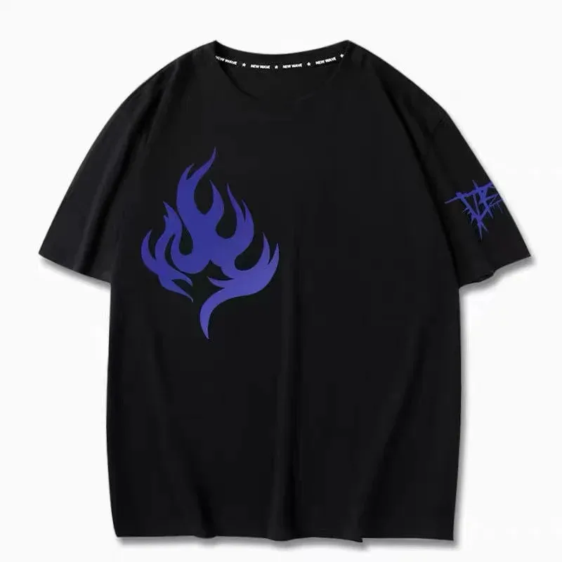 

Anime Project Sekai Aoyagi Toya Cosplay Printed Short Sleeve T-Shirt Casual Tee Fashion Vintage Shirts Versatile in Summera;2,c