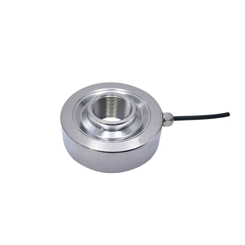 Mini Thru-hole Load Cell Force Sensor 5-50kN, Precision Tension Pressure Measuring for Industrial Weighing