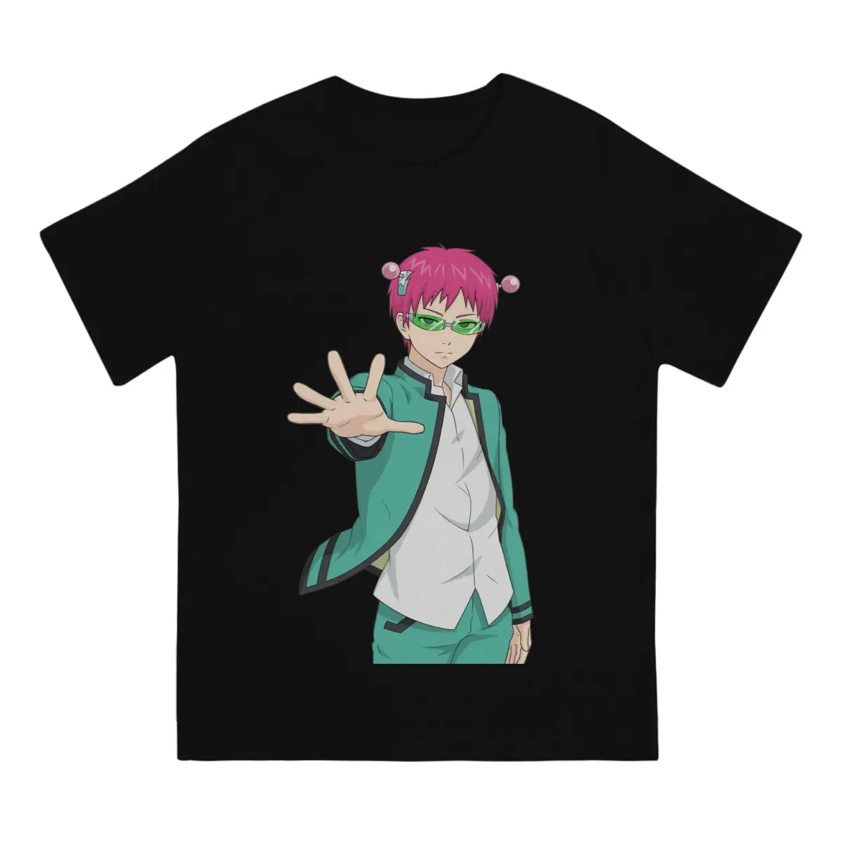 Hot selling in Summer Men's and Women's T-shirts  The Disastrous Life of Saiki K Novelty Cool T-shirt Street Clothing S-6XL