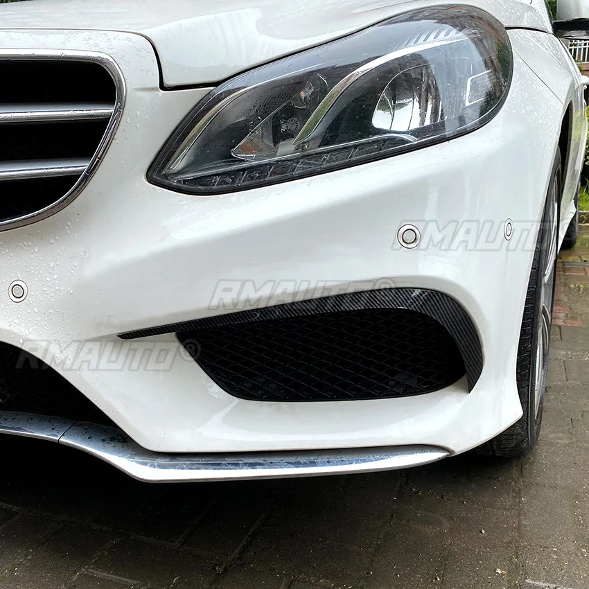 For Mercedes Benz E-Class W212 Facelift 2013-2015 Body Kit Wind Knife Spoiler Tuning Air Blade Car Accessories view 5