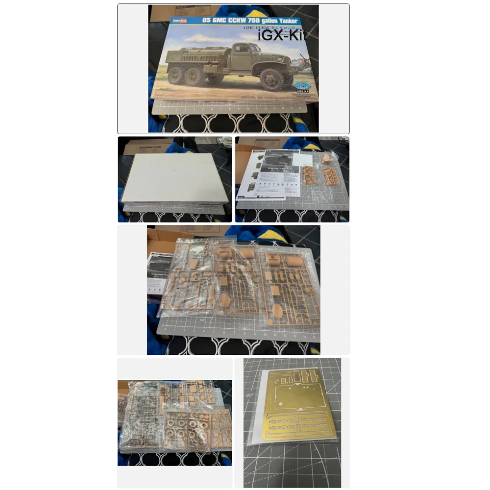 

Hobbyboss 83830 Масштабная модель 1:35: Американский танкер GMC CCKW на 750 галлонов, пластиковый сборный конструктор