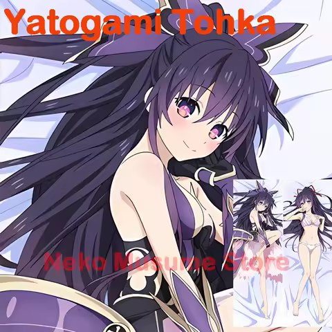 Dakimakura anime Yatogami Tohka Double-sided Print Life-size body pillows cover Adult pillowcase