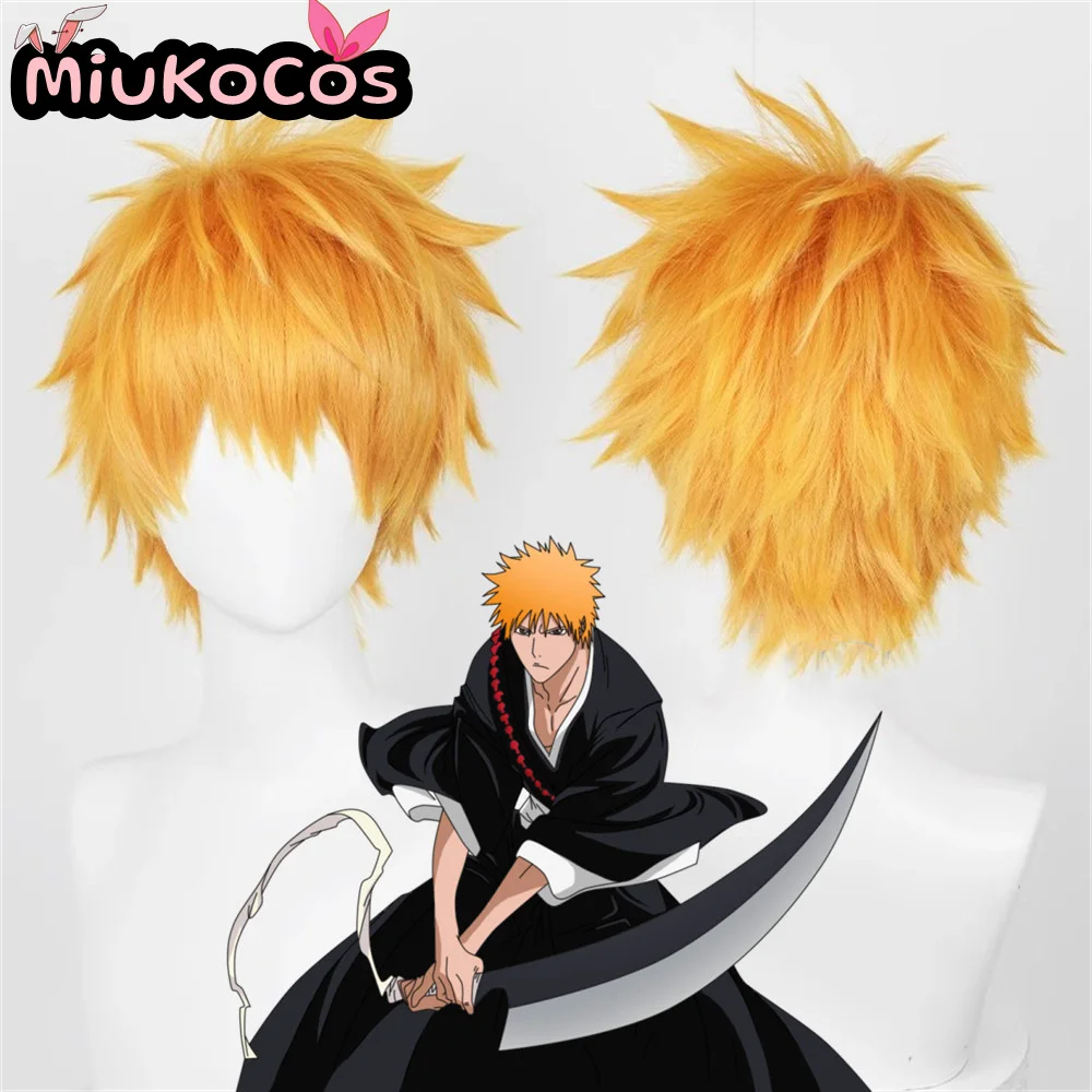 

IN STOCK Ichigo Kurosaki Cosplay Wig MiukoCosplay Anime BLEACH Cosplay