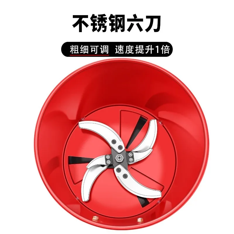 Multifunctional Small Household Grass & Feed Shredder, Guillotine Machine for Breeding & Chicken Feeding