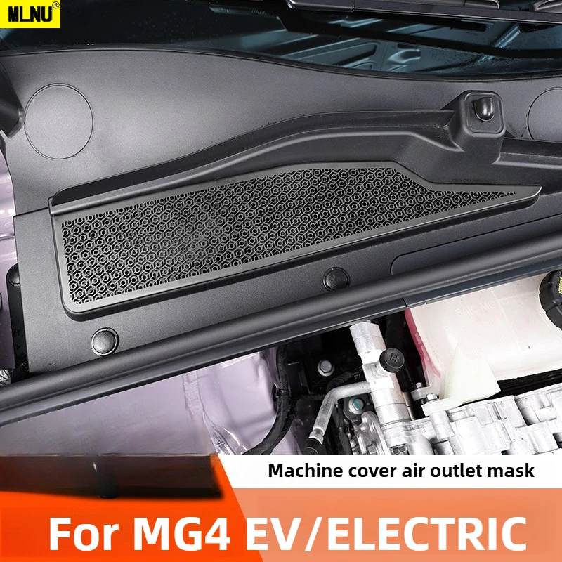 

Крышка воздухозаборника капота для MG 4 EV/электромобилей, аксессуары 2026/2025 – нержавеющая сталь, защита от загрязнений, фильтр, защита от запаха, износостойкая