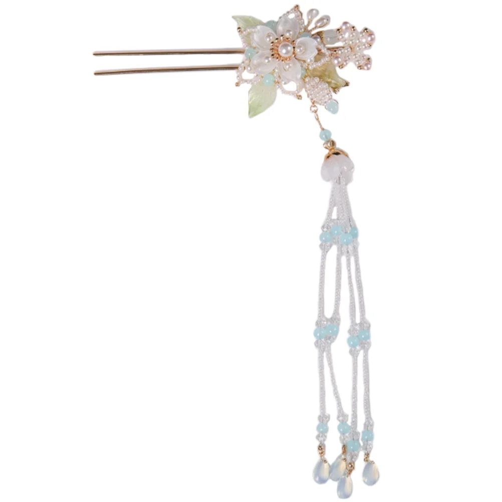 

Retro Hair Sticks Pearl Alloy Hairpins for Wedding Prom Banquet Daily Wear Lightweight Dangle Hair Bun Chopsticks