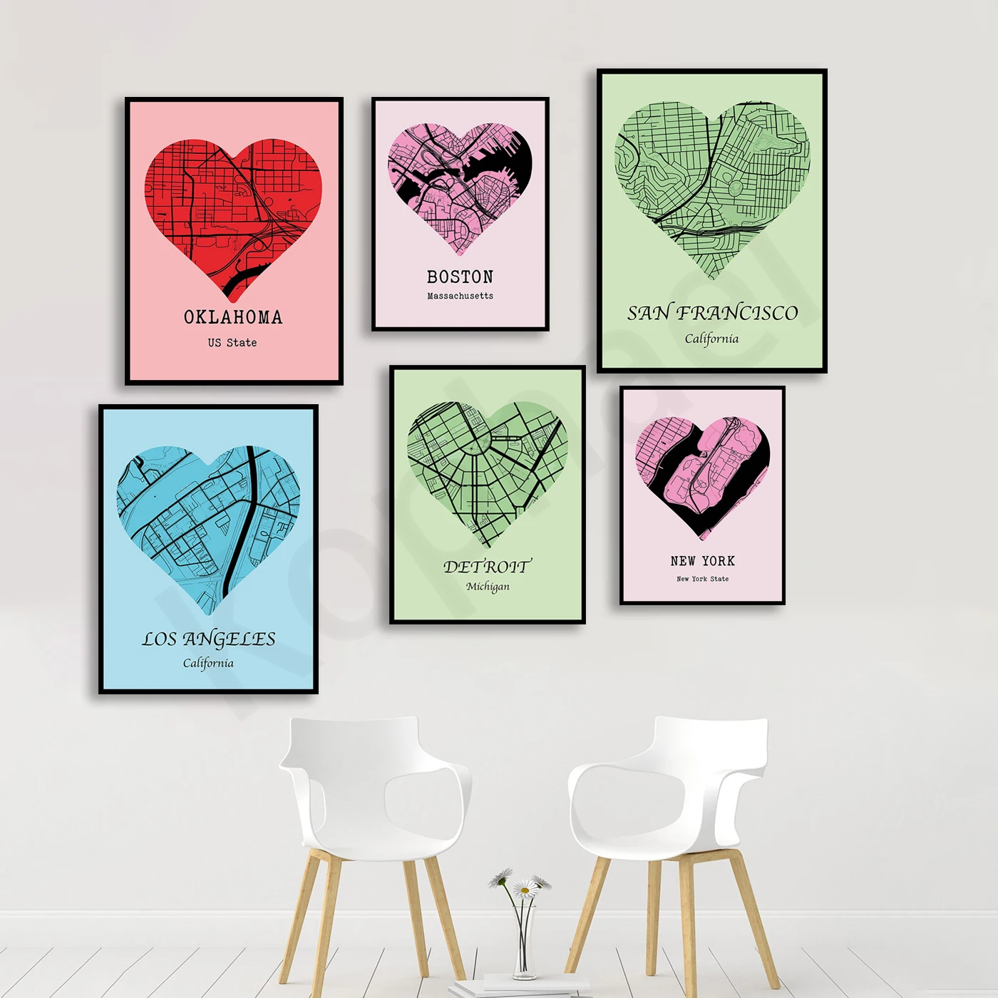 City Map Wall Art P… - image