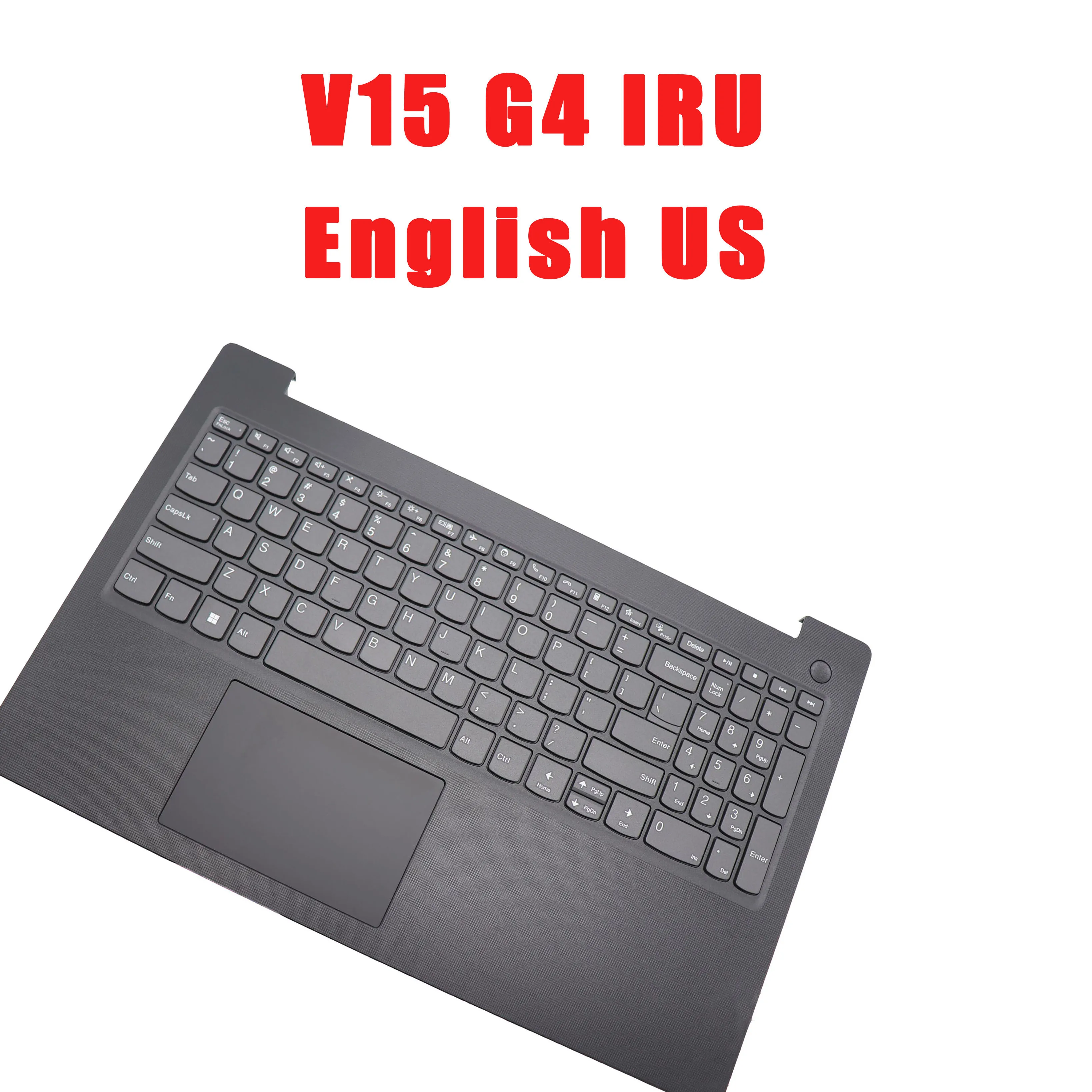 كمبيوتر محمول PalmRest ولوحة المفاتيح لينوفو V15 G4 IRU الإنجليزية الولايات المتحدة 5CB1L67773 جديد