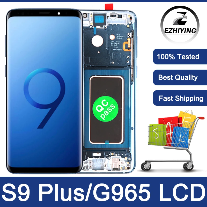 High Quality 6.2'' LCD For Samsung S9 Plus Display Touch Screen Digitizer For Samsung Galaxy S9+ G965 G965F G965F/DS G9650 LCD