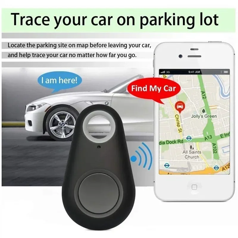 Mini rastreador GPS localizador de coche dispositivo de alarma de prevención de pérdidas Bluetooth mascotas niños rastreador de posicionamiento Universal accesorios de coche