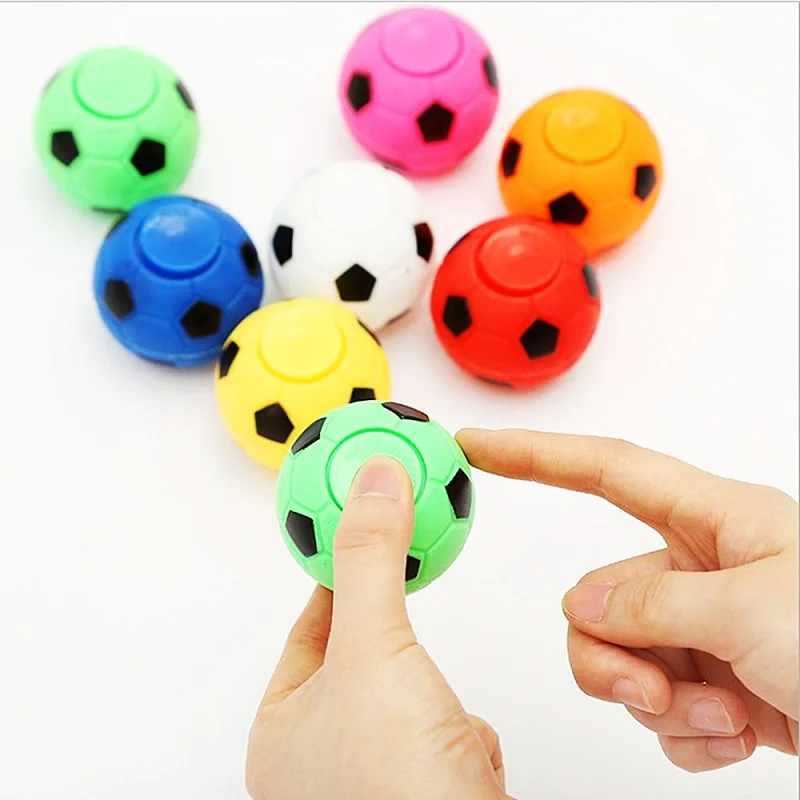 Mini pelota giratoria para la yema del dedo para niños y adultos, juguete para aliviar el estrés, 12 piezas