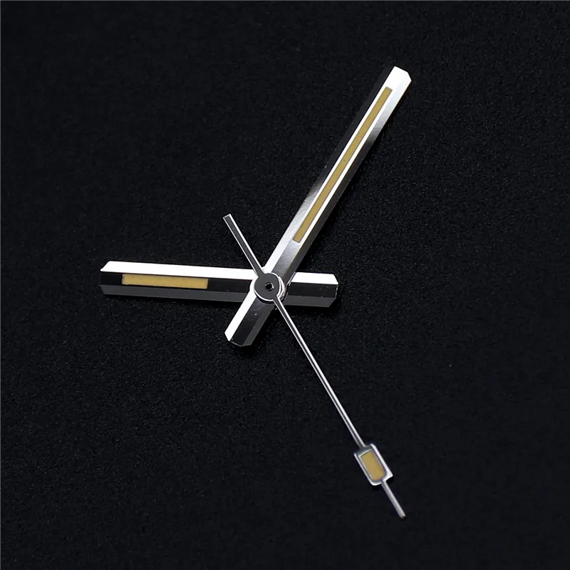 ساعة يد فضية عالية الجودة مملوءة بالزيت البرتقالي لحركات NH34 NH35andNH36 أجزاء ساعة ذاتية الصنع باللون الأصفر والأخضر