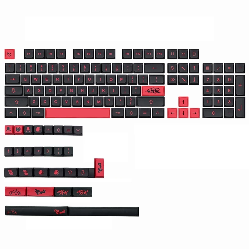 

132 Keys Mizu Keycaps PBT XDA For DZ60/RK61/64/gk61/68/75/84/980/104 DIY Drop shipping